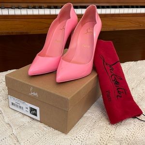 Christian Louboutin Pink Hot Chick Heels 100mm